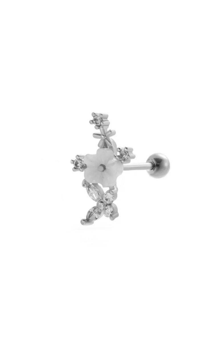 Piercing Rose - Acier Inoxydable  Chirurgical