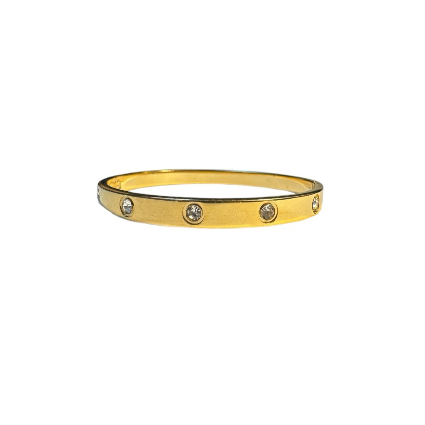 Milan - Bangle bracelet with rhinestones